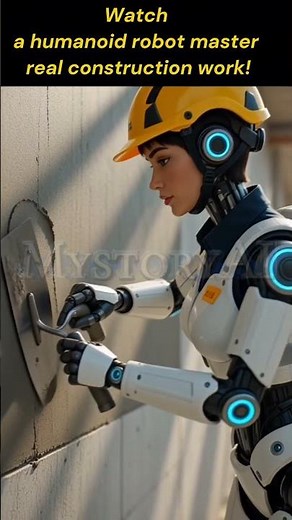 Humanoid Construction Robot at Work | AI Meets Real Construction