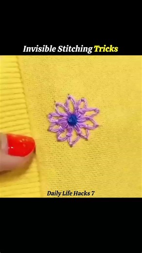 Invisible Stitching Tricks for Everyday Life Hacks