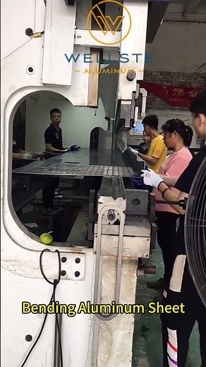 Bending Aluminum Sheet #wellste