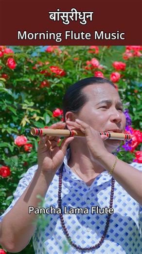 Flute Music | Bansuridhun | Bird Sound WithNature | Flower | Instrumental #flute #flutemusic #shorts