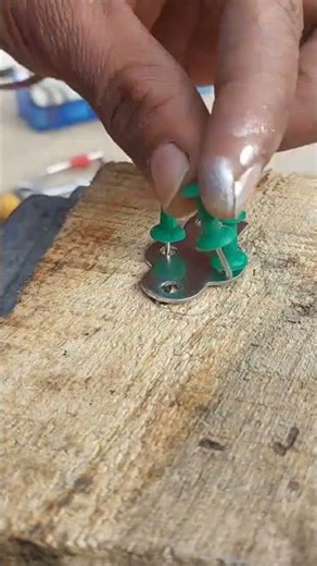 we can use push pins as a nail #pushpins