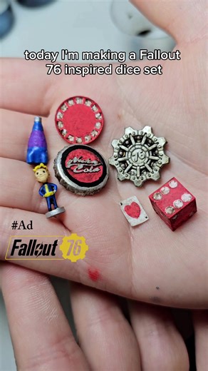 Making Fallout 76 Inspired Dice Set
