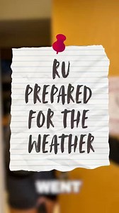 Stay safe, Raiders ❄️❤️🤍🦊 | Rutgers University—Newark