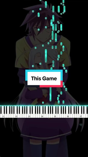 No Game No Life - This Game #piano #pianotutorial #pianomusic #nogamenolife #thisgame
