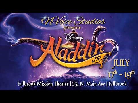 'NVoice Studios presents Aladdin Jr JUL 17-19, 2026