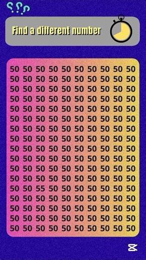 Find the different number #puzzle