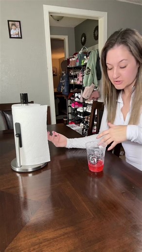 This paper towel holder/cleaning solution dispenser is the best kitchen hack! #MomHack #KitchenFinds #HomeConvenience #CleaningTips #HouseholdEssentials @QVC, Inc