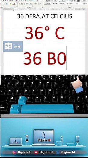 Cara Tulis Derajat di Microsoft Word || MsWord23