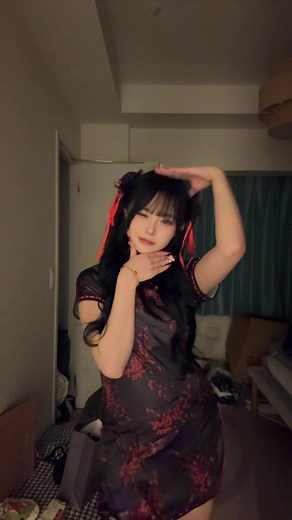 さくらとチャイナ服のレゼダンス