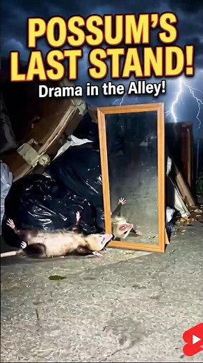 Opossum TRIGGERS Its Own Death Feign!