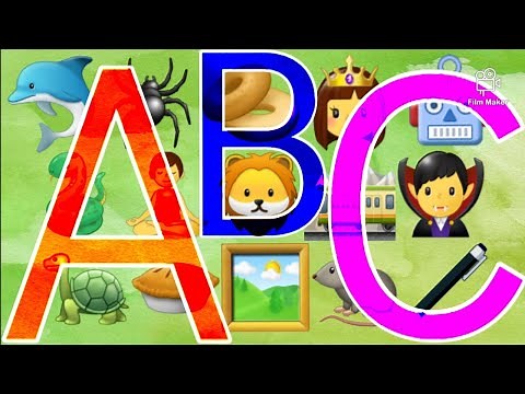 Apprendre l'alphabet en français avec trois mots facilement