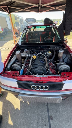 140K views · 2.3K reactions | Audi BiTurbo #audi #turbo #dragracing #racecar #rodragracing | Never Give Up Racing | Facebook