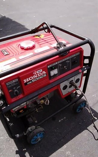 GovDeals: Honda EM5000S electric generator