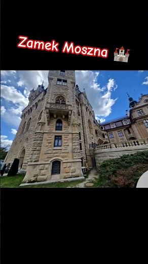 Widok na Zamek Moszna 🏰