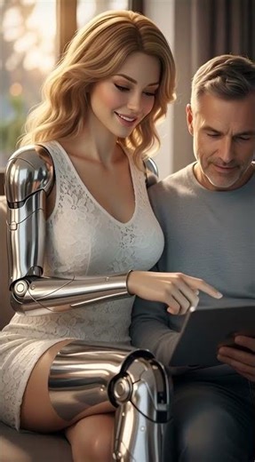 Robot Wife’s Cozy Cuddle Time with Hubby | 로봇 아내와 보내는 평범하지만 특별한 순간 | ロボット妻との日常、愛おしい瞬間にキュン！