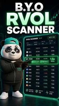 B.Y.O RVOL Scanner | Build Your Own Live Stock Scanner