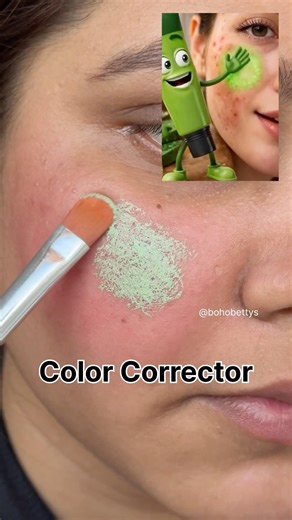 Colour corrector in makeup