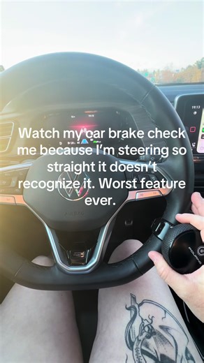 The only thing I don’t love about my car, happens every single time I drive, multiple times a trip. @Volkswagen #fy