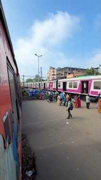 Parallel race | Emu locals #railway #train #shorts