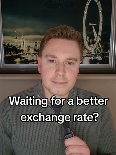 Should you wait for a better exchange rate? Short-term currency moves are extremely difficult to predict, so the real question is what happens if it moves the other way. #currencyexchange #currency #moneytransfer