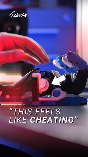🥷 Azeron almost feels like cheating, because your hand finally stops fighting your gear. 🫳 Your palm rests naturally, your thumb handles movement, and your fingers hit actions without stretching across a flat keyboard. 🖖 No awkward reach. No “where’s that key?” panic. Just cleaner inputs under pressure. Why it hits different: 👊 Natural hand position = less strain, more consistency. 👊 360 thumbstick movement = smoother strafes and faster resets. 👊 30 mappable inputs = everything stays withi