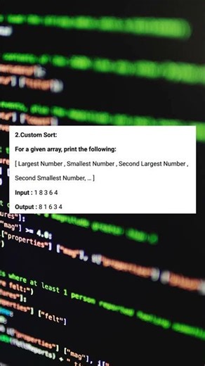 “Zoho Interview Question #3”