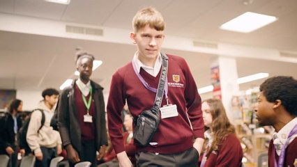 Professor Brian Cox visits London school to inspire children into STEM careers