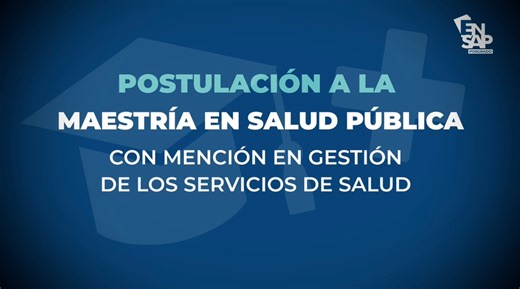 🔗 Inscríbete en la Maestría en Salud Pública con mención en Gestión de los Servicios de Salud: 👉 https://campusensap.minsa.gob.pe/app_helpdesk/userdata/maestria/sunedu/ 👉 Conoce las bases del proceso de admisión aquí: 🔗 https://www.gob.pe/institucion/ensap/normas-legales/7140539-d000109-2025-ensap-minsa 🎥 En esta publicación también les mostramos el videotutorial donde encontrarás el paso a paso para completar tu inscripción. 📌 Recuerda: Antes de la segunda fase (examen de admisión), verif