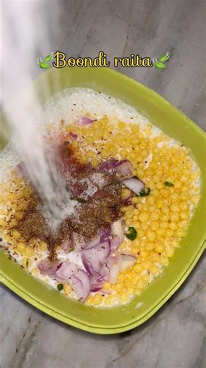 Quick 5min recipe (boondi raita)