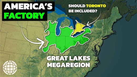 The Great Lakes megaregion remains the manufacturing core of America
