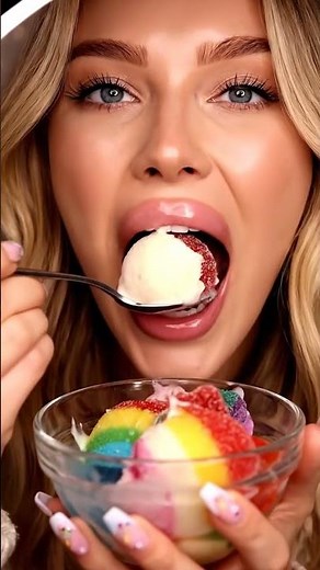 Satisfying Ice Cream ASMR | Realistic Biting & Slurping Triggers #relaxingasmr #asmr #eatingsounds