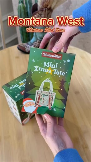 Montana West Mini Xmas Tote Blind Box – Holiday Surprise in Every Unbox! Blend Western charm with festive cheer: tiny, stylish totes inspired by the brand’s iconic vibe. Unknown design adds thrill—collect all styles! Perfect for gifting, stocking stuffers, or decorating. A cute, practical holiday must-have for cowgirl lovers!  | Flairgifts | Facebook