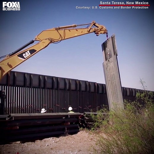 89K views · 4.7K reactions | BORDER WALL CONSTRUCTION: As part of President Donald J. Trump's executive order, construction for a border wall replacement began this week. https://fxn.ws/2EydFqk | Fox Business | Facebook