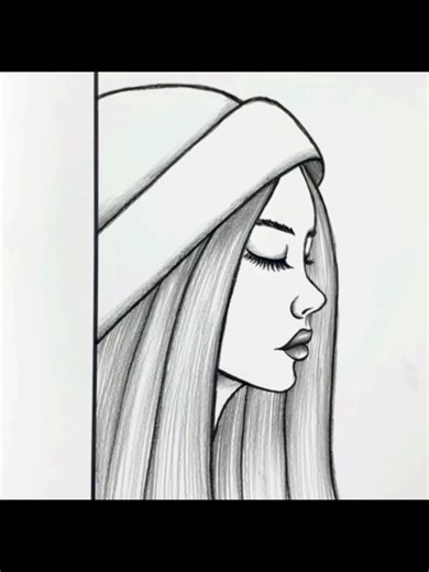 How to Draw a Beautiful Girl Side Profile Step by Step