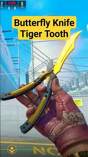 Butterfly Tiger Tooth steals the show in CS2 #cs2skins #cs2 #cs #counterstrike2 #counterstrike
