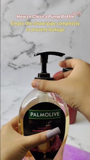 How to *Open & CLOSE* a Pump Bottle🧴