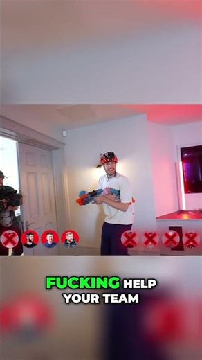 Intense Toy Gun Battle: Trash Talk & Epic Team Kills! #shorts