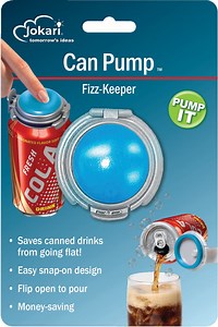 Jokari Fizz Keeper Can Pump for Carbonated Soda Pop, 3 Pack