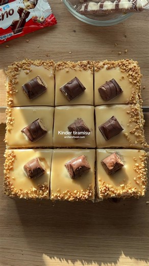 Comment “YES” or “RECIPE” on this video on ig and I’ll send you the link to the full free recipe! Kinder Tiramisu dessert Where to find the recipe: - you can click the link in my bio, it will take you to my website and then, search Kinder Tiramisu dessert - or visit 🔗 https://archersfood.com/kinder-tiramisu/ (or comment YES or RECIPE on my instagram and I’ll DM the link to you!) Search online: Kinder Tiramisu dessert archersfood Make sure you follow us or have the DMs open so we can send you th