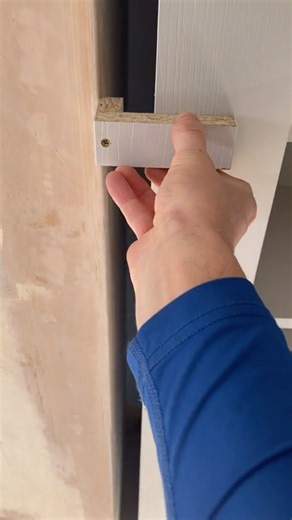 Simple solutions to tricky problems ⬇️ . . Using @uscribejig you can adapt and overcome many obstacles, such as these awkward scribes where the return is behind the cabinet . Simply use the infinty method with a cut block to reference the wall you can still mark the perfect scribelines on your cabinetry . Scribe like a PRO . . #woodwork #carpentry #joinery #carpenters #carpentryskills #woodworking #build #construction #renovation #diy #diytools #kitchens #wardrobes #interiors | U-Scribe Jig