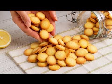🍋 Tiny Lemon Cookie Coins — Crispy, Buttery & Bright
