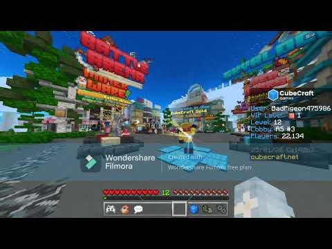 How To Get Free Loot In Cubecraft server!