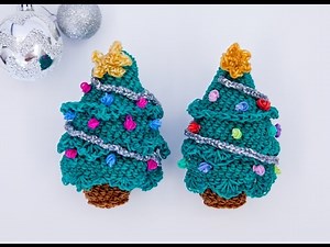 Christmas Tree Rainbow Loom Bands Amigurumi Loomigurumi Hook Only Tutorial