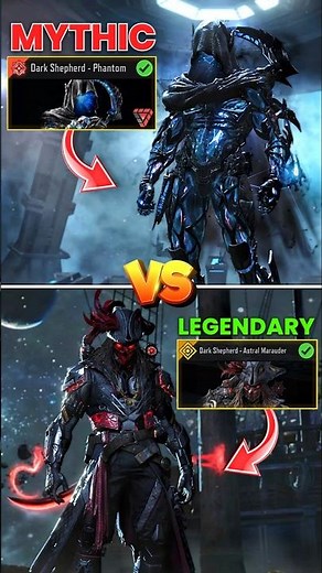 Mythic vs Legendary Dark Shepherd in CODM