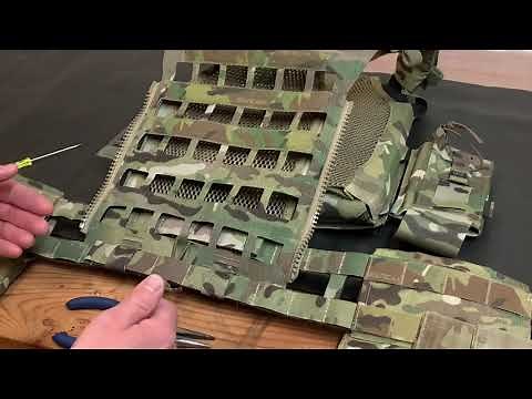 Crye SPC Structured Plate Carrier Cummerbund Installation