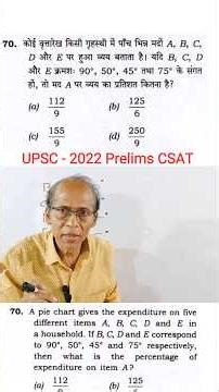 UPSC 2022 Prelims CSAT Paper-2 Important for all Competitive Exams #shorts #upsc_exam #aptitude