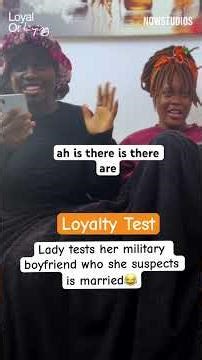 Date military people at your own risk😩 #shorts #loyaltytest