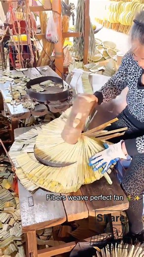 Palm Leaves Craft Perfect Fan