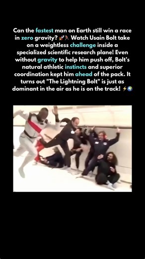 Usain Bolt Racing in ZERO Gravity! 🚀🏃‍♂️ #shorts