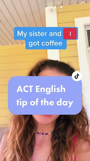 ACT English tip of the day! #actenglish #acttestprep #acthacks #actstudyhelp